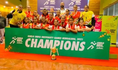 ITM University Gwalior Women’s Hockey Team come first in Khelo India University game
